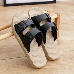 Slippers For Men In Summer Outdoor Wear Home Use Couples Indoor Soft Soles Bathrooms Non-skid Extra Large 4849 Sandals