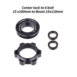 ZTTO Bicycle Hub Centre Lock Adapter to 6 Bolt Disc Brake Boost Hub Spacer 15x100 to 110 Front Rear Washer 12x142 to 148