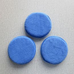 2/5pcs 5 Inch Car Wax Sponge Soft Microfiber Manual Applicator Pad Kit Polishing Sponge For Apply Remove Wax Auto Care