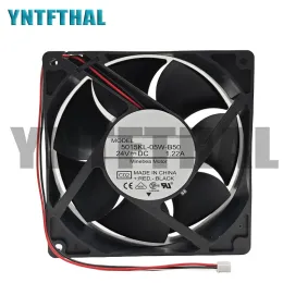 Chain/Miner Genuine 5015KL05WB50 C02 DC 24V 1.22A 127x127x38mm 2Wire Server Cooler Fan