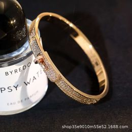 designer bracelet fashion h full diamond rose gold bracelet womens japan and south korea style crafted ladies high jewellery gift