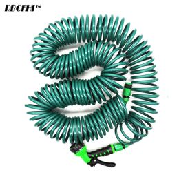 30M 15M 7.5M Expandable Coil Hose Cleaning Water Gun Retractable Hose Connector Garden Wash Sprayer Sprinkle Watering Irrigation