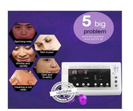 Ultrasonic Ultrasound skin Spot remover Mole Tattoo Removal Body Therapy Face spa device Massage instrument Beauty Machine3193319