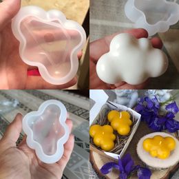 Clouds Shape Candle Mold Silicone Molds Cute Jewelry Soap Making Mold Handcraft Ornaments Making Tool DIY Soap Molds Supplies