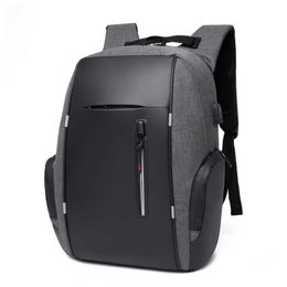 HBP NON Brand backpack computer Mens creative business fashion waterproof leather film Backpack 1 YI1B