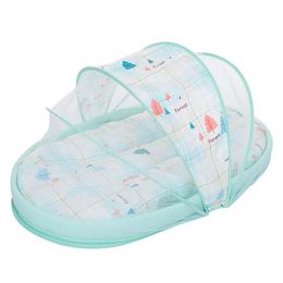 2022 New Modern Style Foldable Baby Mosquito Net Portable Crib Newborn Mosquito Net Anti-pressure Anti-fall Mother Bed Tent 3-pc
