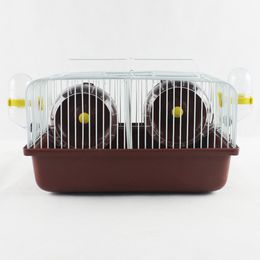 Plastic Hamster Cage Set Funny Portable Hamster Habitat Hamster Luxury House Guinea Pig Chinchilla Hamster House Cage