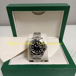 12 Style 904L Steel Watch With Box Men 40mm 116610 Black Dial Ceramic Bezel 116613 Luminous Yellow Gold Two Tone Bracelet Glidelock Clasp Sport Automatic Watches