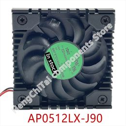 Pads Original 100% working Fan AP0512LXJ90 Ap0512lb 5008 12V 5cm UltraThin Radiator Fan