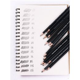 14 PCS/LOT 6H-12B Drawing pencil set Professional grahpite pencils for school Art supplies