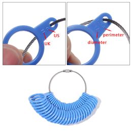 Professional Ring Measuring Gauge Finger Ring Stick Standard Sizer UK/US Official For DIY Loop Jewellery Size Tool