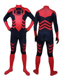 Adults Kids Red Lantern Cosplay Costume Halloween Zentai Bodysuit Man Boys Male Superhero Suit