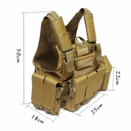 Tactical Molle CIRAS vest Airsoft Paintball Combat Vest Magazine Pouch Utility Bag Releasable Armour Plate hunting clothes