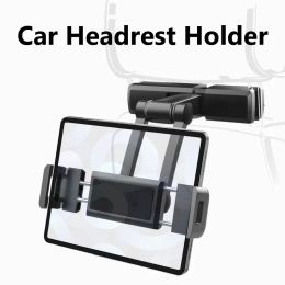 2022New Car Back Seat Headrest Phone Holder Stretchable Tablet Stand Rear Pillow Adjustment Bracket For Ipad Auto Backseat Mount