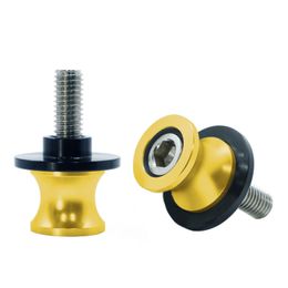 For KAWASAKI Z 800 Z800 All Years M8 Motorcycle Accessories Swingarm Spools Slider Rear CNC Swing Arm Cover Stand Screws Paddock