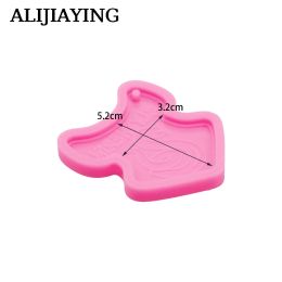 DY0827 Glossy Cartoons Magic House Silicone Resin Mould To Make Keychain Crafts with Epoxy, Chocolate Fondant Cake Mould