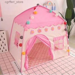 Toy Tents Mother Garden Mini Simulation Room Childrens Tent Baby Play House Little Castle Princesss Birthday Gift Indoor Toy for Girl L410