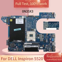 Motherboard For DELL Inspiron 15R I5520 5520 QCL00 LA8241P Laptop Motherboard CN0N35X3 0N35X3 N35X3 HM76 SLJ8C DDR3 Notebook Mainboard