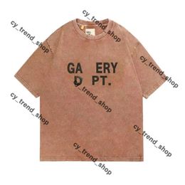 Gallerydept Shirt Designer Summer Alphabet Printed Star Same Round Neck Short Sleeve T-shirt for Men Women Oversize Tees Gallary Dept Shirt Galary Dept Tshirt 920