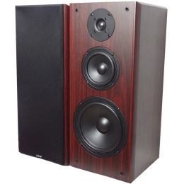 Speakers 80W 8 Inch Bookshelf Speaker Home Audio 8ohm High Medium and Low Threeway Frequency Hifi Speaker Wooden Passive Front Speaker