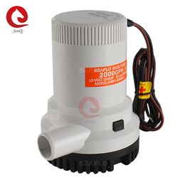 SEAFLO 01Series 2000GPH 12V/24VDC Electric Marine Submersible Bilge Sump Water Pump For Boat helps exclude bilge water Tools