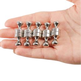 10Pcs Super Strong Magnetic Pins Magnet Magnetic Pushpins Sucker Thumbtack Durable Steel Magnet Pin for Refrigerator Whiteboard