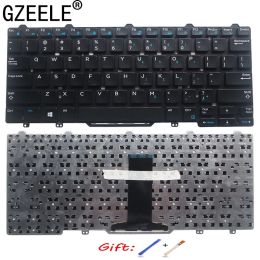 Keyboards AR/US New English laptop keyboard for Dell Latitude 3340 E3340 E5470 US without frame 9Z.NB2UC.A01 With/Without backlight