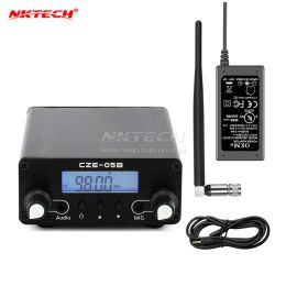 Radio NKTECH PLL Stereo FM Transmitter Radio Broadcast Station CZE05B 100mW/500mW Frequency 76108Mhz Home Campus Amplifier Dual Mode