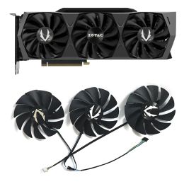 Pads 3pcs New for Zotac RTX 3070 3080 Ti 3090 Amp Holo GPU Cooler Replacement 88mm GA92S2U RTX3070 RTX3080 Graphics Card Fan