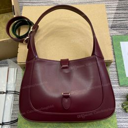 Latest Jackie Small Shoulder Bag Luxury Designer Soft Leather Light Gold Hardware Crossbody Bag Leather Lining 2 Size Zip Pocket Handbag Detachable Strap Purse 44