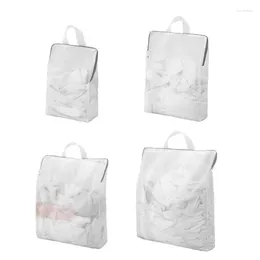 Laundry Bags Anti-Winding Honeycomb Zippered Wash Bag For Washing Machine Polyester Coarse Net Basket Mesh Bra