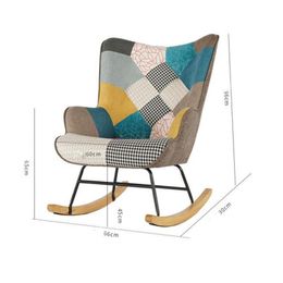 Living room rocking chair balcony apartment comfortable chair modern minimalist lounge chair bedroom chair single sofa chair