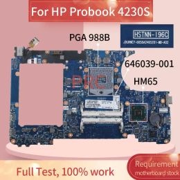 Motherboard 646039001 646039501 For HP Probook 4230S Notebook Mainboard 6050A2465201MBA02 HM65 DDR3 Laptop motherboard