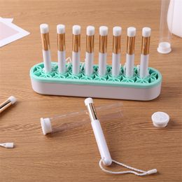 10PCS Mini Blending Brush Holder Rack DIY Scrapbooking Ink Stamp Cards Painting Craft Project Brushes Hand Tool 2022 New