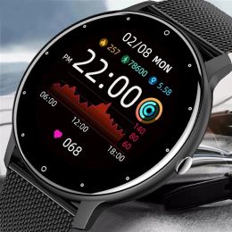 Watches 1.28" HD Full Touch Screen Smart Watch Men Women Sleep Monitoring Fitness Tracker IP67 Waterproof Smartwatch Men ForAndroid IOS