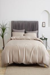 Luxury Top Grade 100 Silk Bedding Set Beauty Super Soft Pillowcase Queen King Duvet Cover Flat Sheet Or Fitted6618381