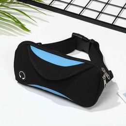 Sport Bags 1 waterproof running waist bag portable fitness bag mobile phone holder outdoor sports accessories Y240410