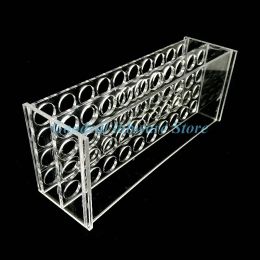 1pcs Clear Plexiglass 30 40 50 Holes Test Tube Holder Organic Glass Sample Storage Rack Laboratory Equipment