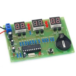 DIY Kits AT89C2051 Electronic Clock Digital Tube LED Display Suite Electronic Module Parts and Components DC 9V - 12V