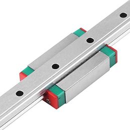 3D Printer MGN7 MGN9 MGN12 MGN15 50 100-1000mm Miniature Linear Rail Slide 1pc MGN Linear Guide +1pc MGN H / C Carriage for CNC