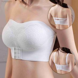 Bras Women Push Up Bra Sexy Strapless Invisible Underwear Front Closure Plus Size Breathable Butterfly Brassiere Female Lingerie 240410