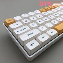 Accessories 125 Keys Set PBT XDA Profile English Japanese Personalized Keycaps For Cherry MX Switch Gaming DIY Mechanical Keyboard