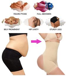 NINGMI Tummy Control Panties Women Slimming Underwear Sexy Butt Lifter Panty Slim Body Shaper High Waist Trainer Shapewear Short