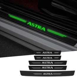 Car Door Threshold Sill Anti Scratch Decals Film Luminous Stickers for Opel Astra Logo Insignia Mokka Corsa Vectra Crossland X