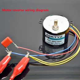 50KTYZ AC Synchronous Motor 220V 1rpm Micro Gear Motor Permanent Magnet Motor