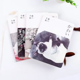 Notebooks MIRUI hand note book placard barebones and wind Japanesestyle cat blank paper notebook book notebook notebook stationery