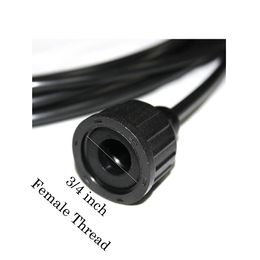 1/4'' PE Pipe With 3/4'' Adapter Water Hose Flexible Tube Hose RO Water Philtre System Aquarium Revers Irrigation