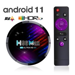 Box H96 MAX X4 Tv Box Android 11 Amlogic S905X4 4G 64G 4K 1080p 3D Video Media Player 5G Wifi