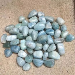 Natural Stone Clear Aquamarine Quartz Blue Crystal Mineral Specimen Rock Chip Gravel Rough Raw Energy Decoration