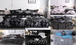 US Size Bedding Duvet Cover 3 Piece Set Soft Comfortable Feather Leopard Quilt Cover Pillowcase Set Back to School Twin Queen King1380191